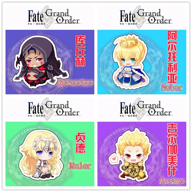 Fate Grand Order FGO брелок Сабельная линейка Мститель Лансер берсеркер ридер наездник