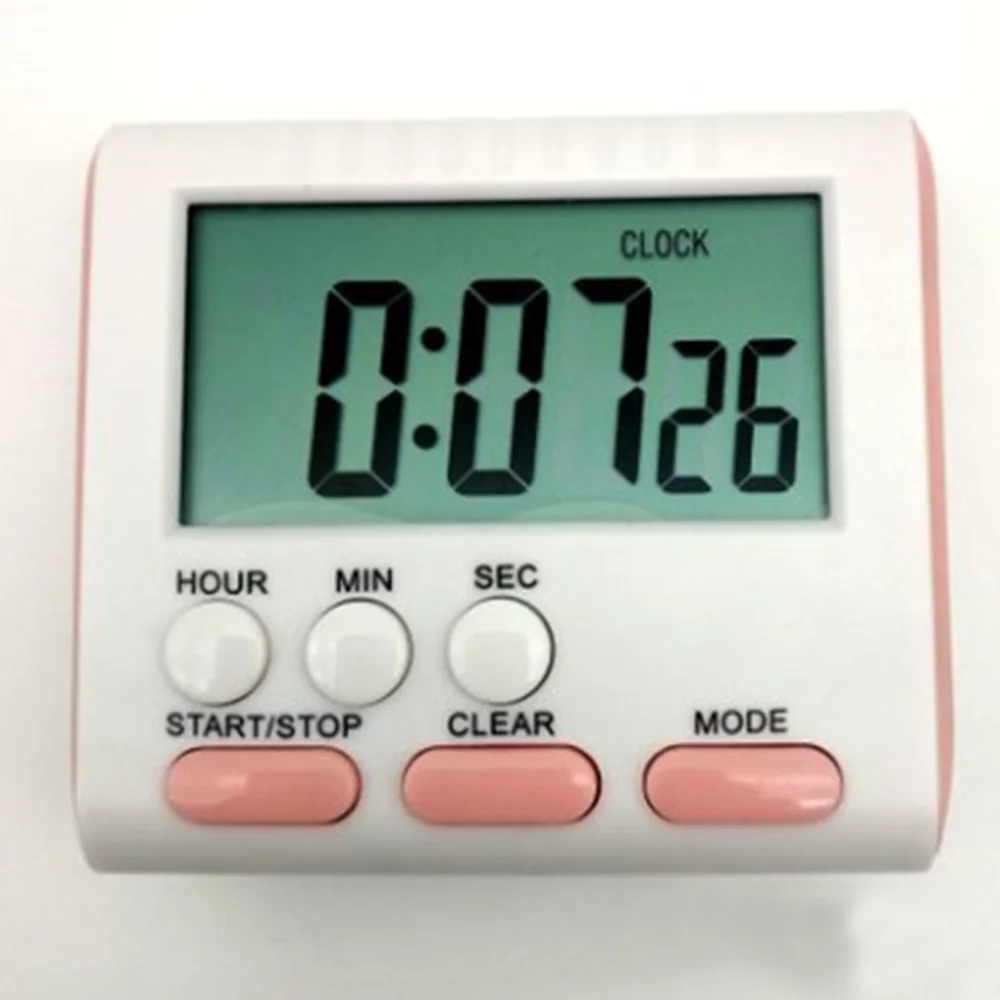 Magnetic Large LCD Count Up Kitchen Timer Alarm Down Digital Clock 24 Hours | Дом и сад