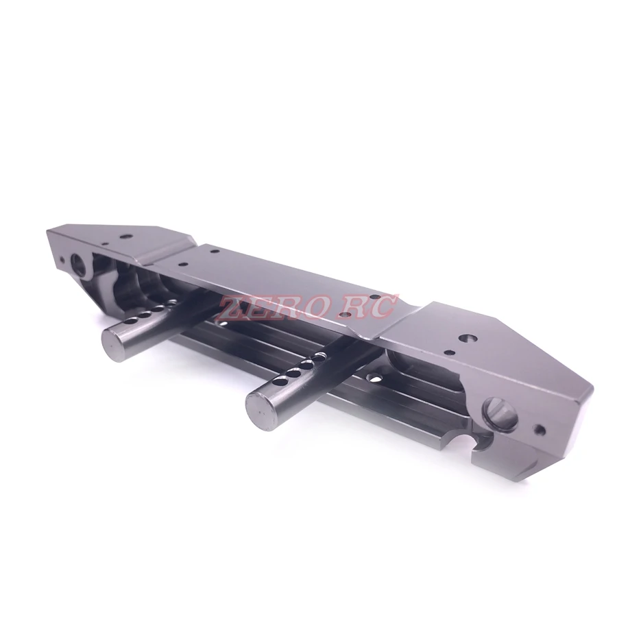 RC 1/10 масштаб осевой SCX10 CNC механический алюминиевый передний бампер Bull Bar с