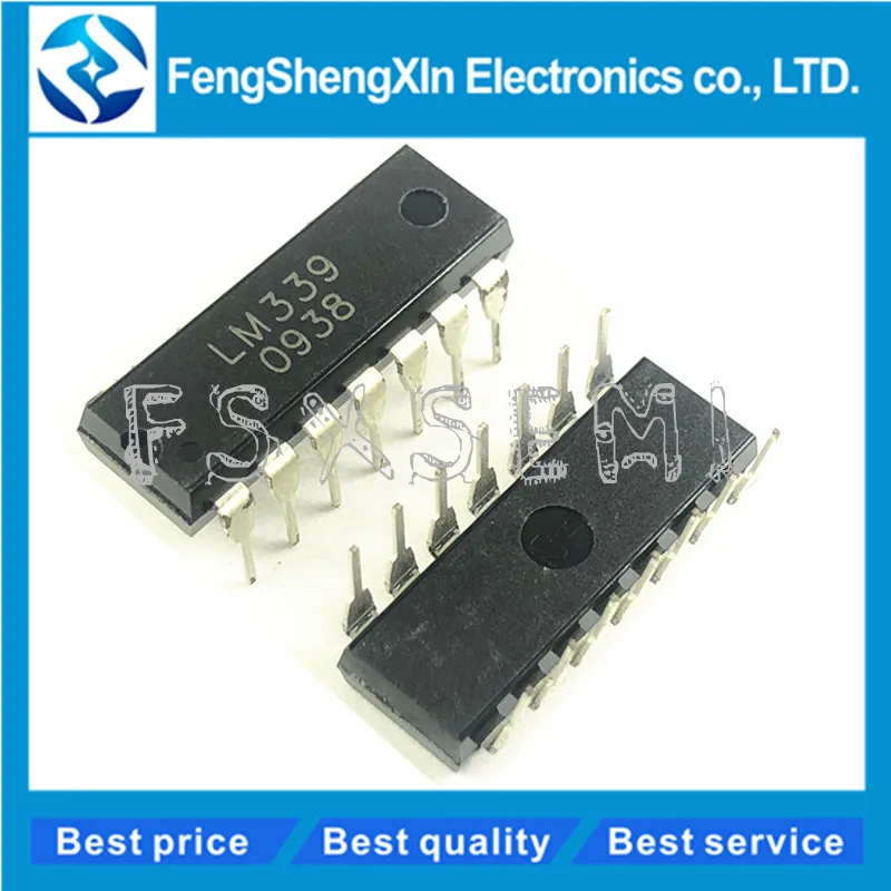 10 шт./Лот Новый LM339 LM339N DIP 14 LM339DR SOP низкомощный низкоофсетный четырехъядерный