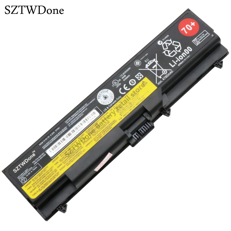Аккумулятор SZTWDONE 45n1000 45N1001 для ноутбука LENOVO ThinkPad T430 T430i T530 T530i L430 L530 W530 E40 E420 SL410