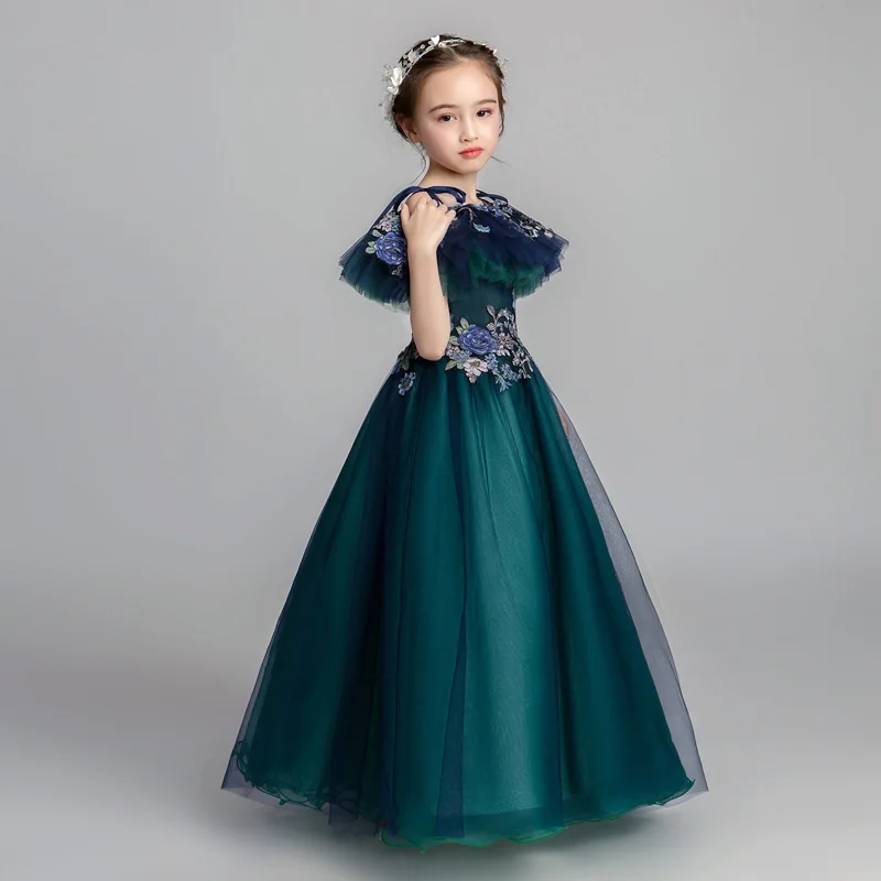 Новинка 2019 детское кружевное платье принцессы для девочек детские платья