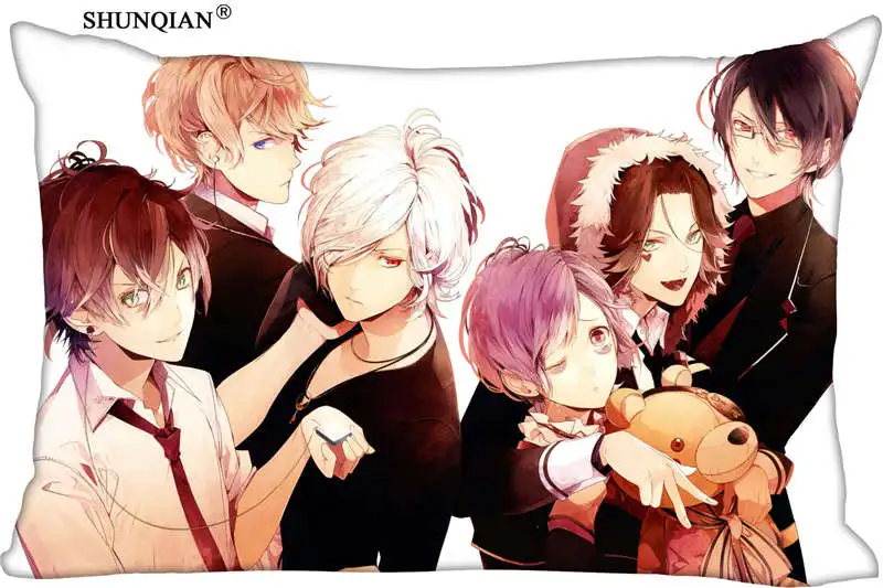 DIABOLIK LOVERS наволочка с рисунком Мягкая Наволочка 45x35 см (с одной стороны)