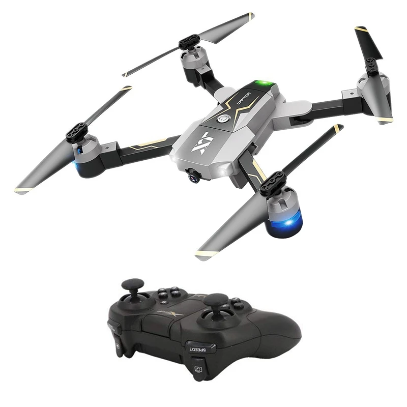Attop Xt Pack 8 оптический Дрон Fpv Rc с камерой Live Video складной Квадрокоптер один ключ