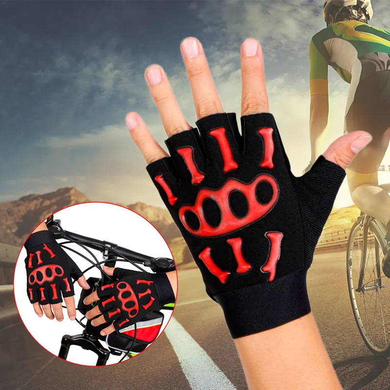 1 пара дышащие перчатки с полупальцами для езды на велосипеде крутые