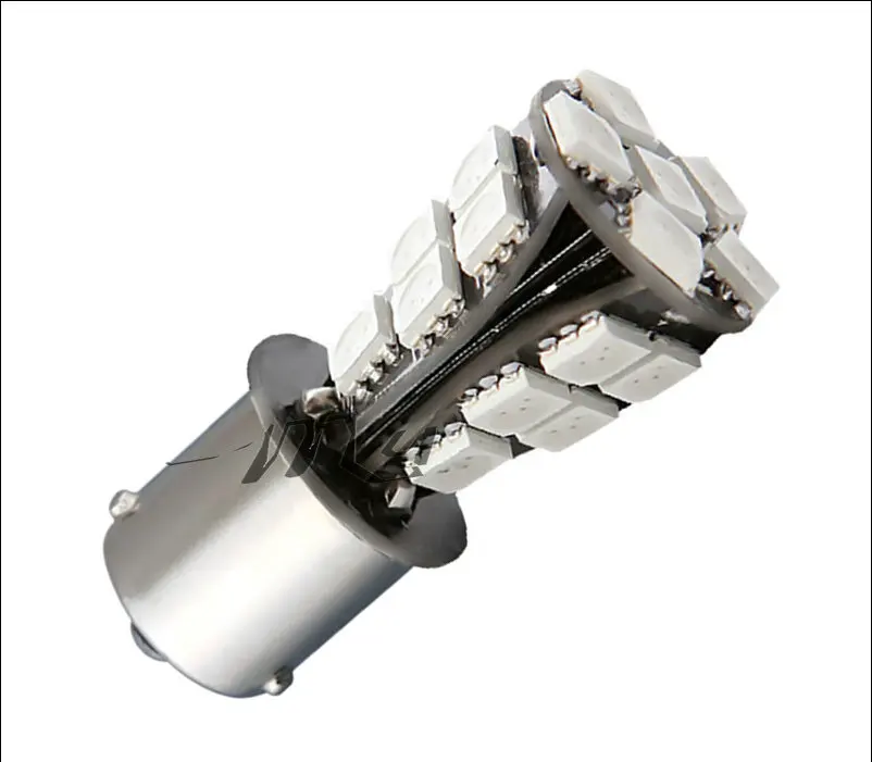 1156 BAU15S 21 SMD Желтый Янтарный CANBUS OBC без ошибок Автомобильный светодиодный
