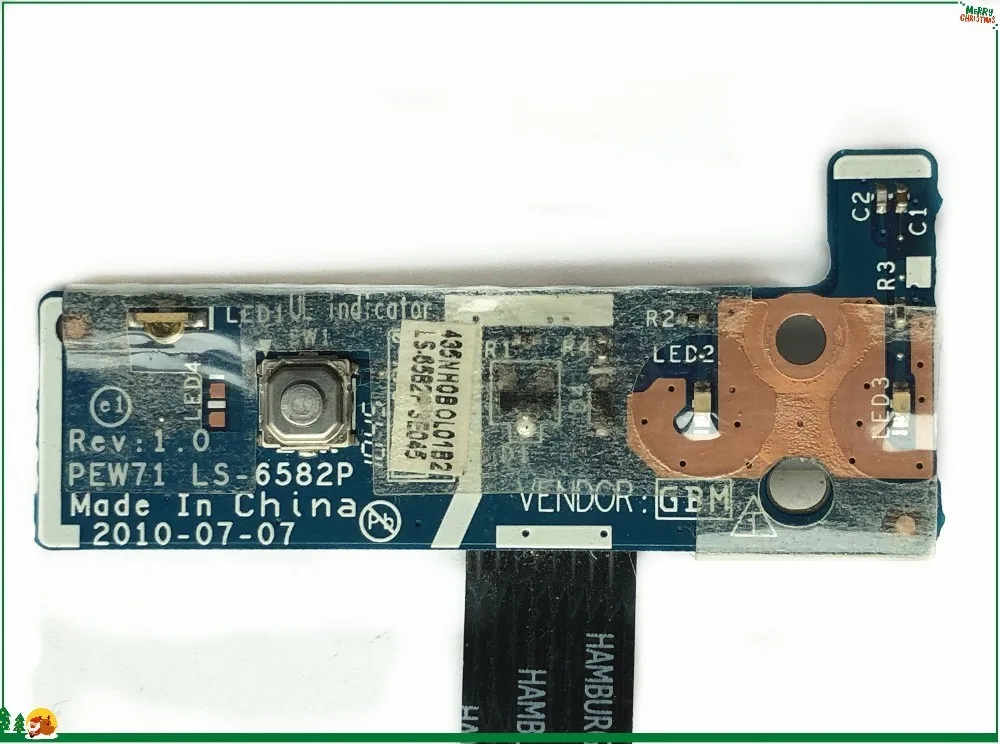 High Quality Laptop Power Button Switch Board PEW71 LS-6582P For Acer 5742 100% Working | Компьютеры и офис