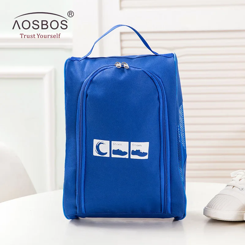 Blue Aosbos, спортивные сумки для женщин и мужчин, Оксфорд, сумка для обуви, водонепроницаемая, легкая, спортивная сумка для спортзала, вещевой мешок для путешествий, тренировочная сумка для фитнеса - Цвет: Blue