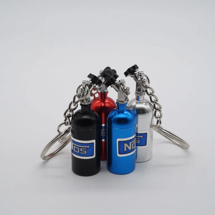 DHL 100PCS Turbo Keychain Mini Nitrous Oxide Bottle Keyring Stash Pill Box Storage | Дом и сад