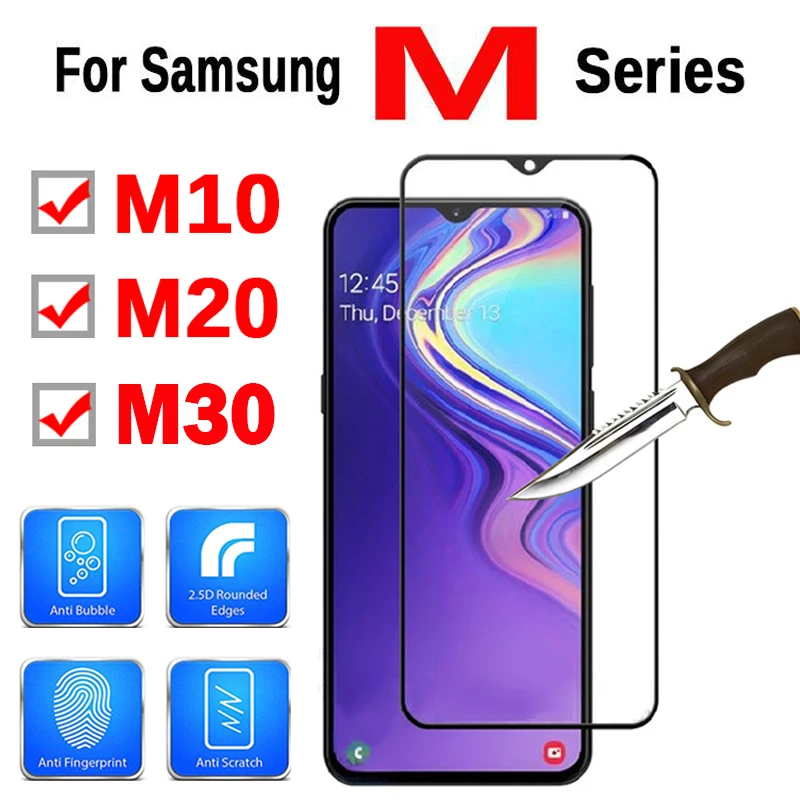 Защитное стекло для samsung galaxy m20 m10 m30 Закаленное пленка gaxaly tremp glaxay 20 m 10 30m защита