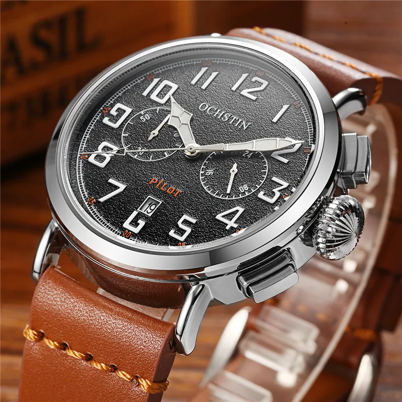 Часы мужские кварцевые в стиле милитари с датой|watch brand|watch brand menwatch men |