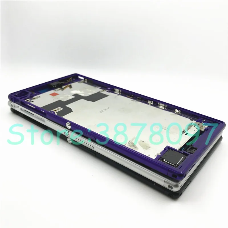 Передняя и средняя рамка корпус корпуса для Sony Xperia Z Ultra XL39h XL39 C6802 C6806 C683 C6843 C6833
