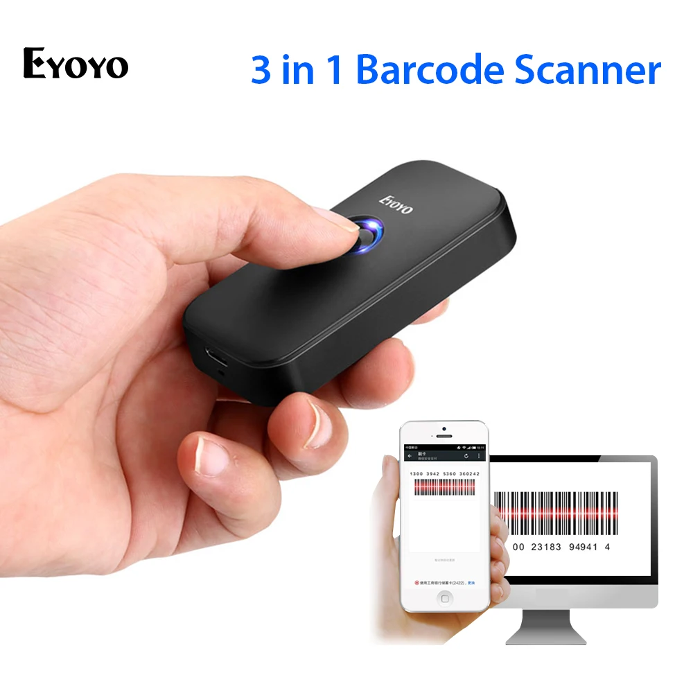 Eyoyo сканер штрих кода BT 2 4G CCD проводное подключение более мощное декодирование 3 в
