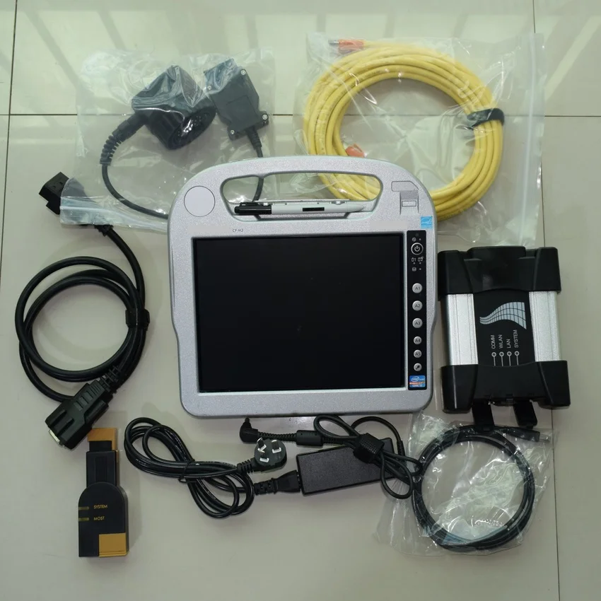 Диагностический инструмент для BMW Icom Next MB Start 5 SD Подключение C5 с CF H2 планшета CFh2