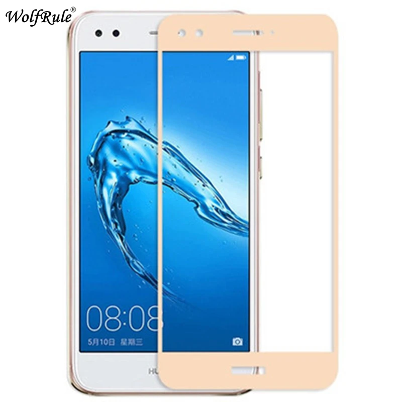 Защитное стекло для huawei P9 Lite Mini 2 шт. защитная пленка всего экрана 2.5D закаленное