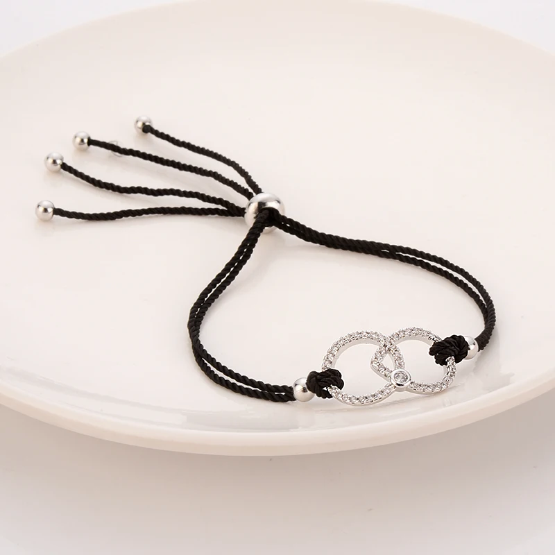 

Bracelet Nankiya New Fashion Many Colors Are Available Rope Chain Double Loop Design Elegant For Women SL0436 Pulseras Mujer