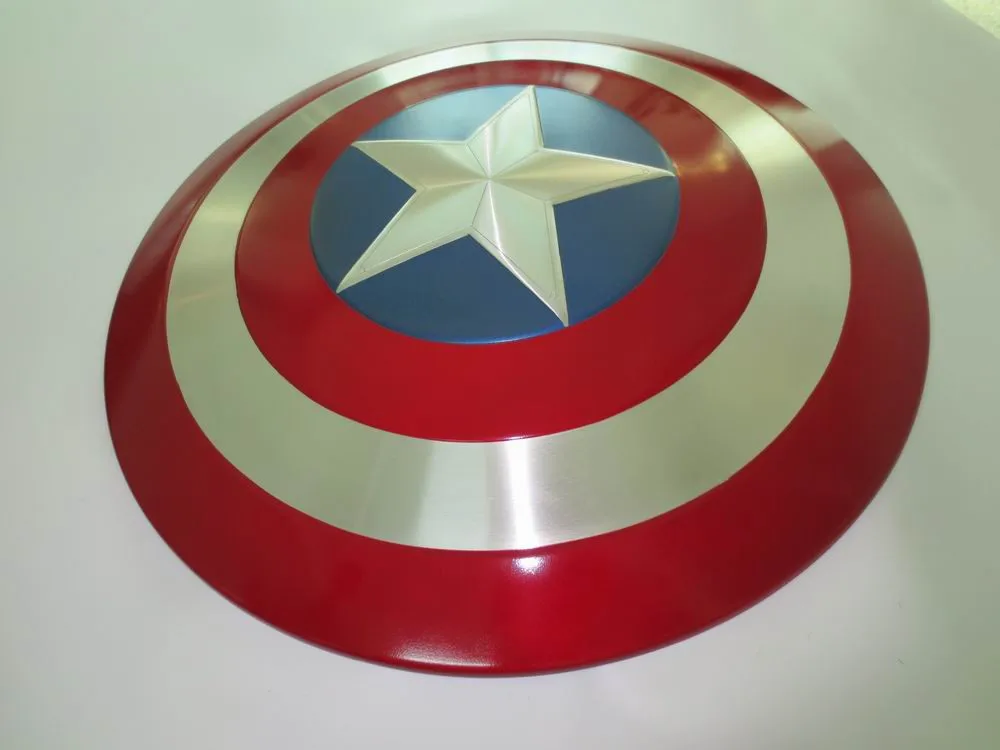 Полностью из сплава металла в стиле «Civil War 1/1», Капитан Америка, щит, 1:1, Реплика, модель для косплея