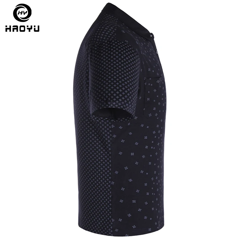 Мужская хлопковая футболка поло с коротким рукавом и принтом|polo shirt brand men|polo menpolo