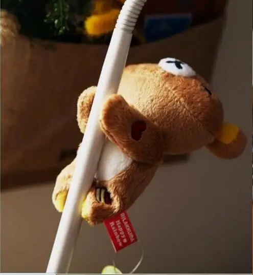 Мультяшный милый медведь магниты на холодильник стикер Rilakkuma сообщение клип семейный инструмент плюшевая игрушка подарок девочки дети куклы