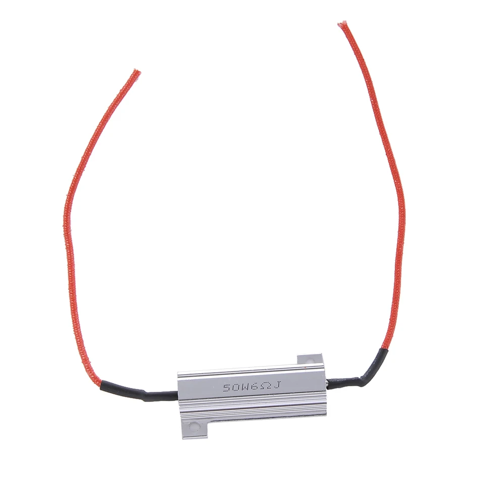 2 шт. поворотный резистор из алюминиевого сплава 50 Вт 12 В 6 Ом|alloy|alloy car |