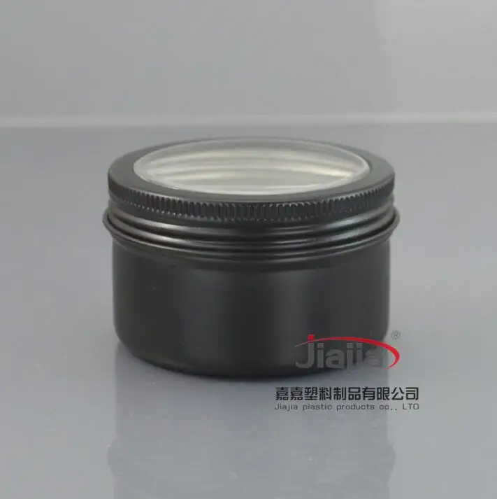 100 мл черная банка для крема Cometic упаковка г Черная домашних животных/жестяная