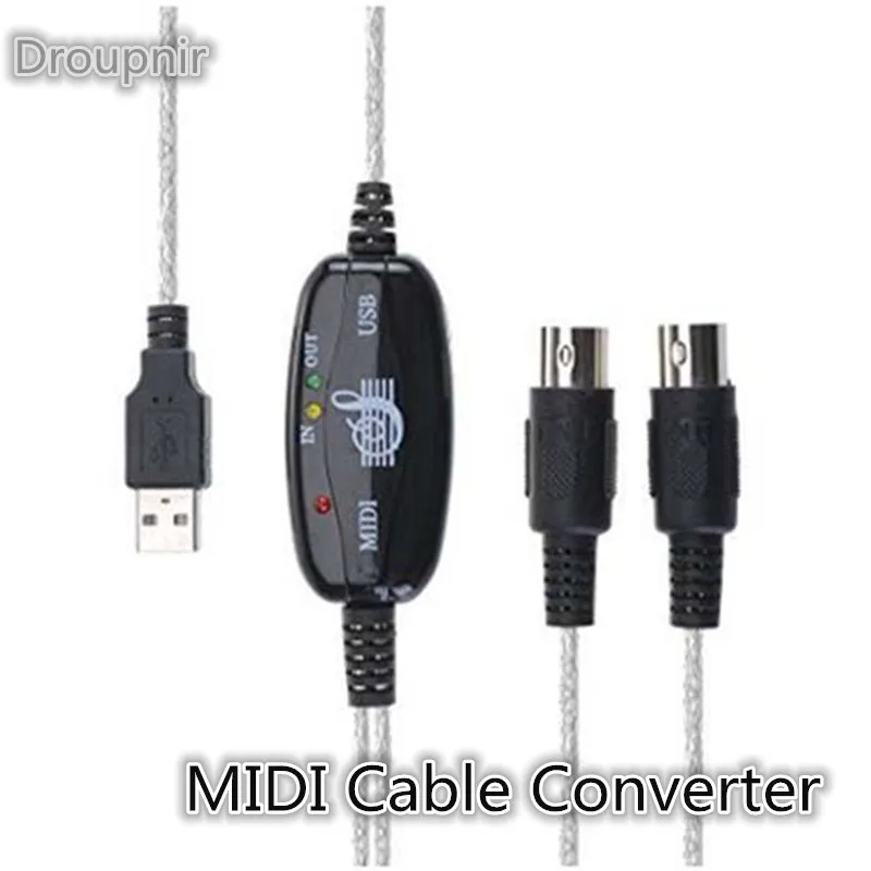 USB-кабель-преобразователь средней длины с ПК на музыкальную клавиатуру |