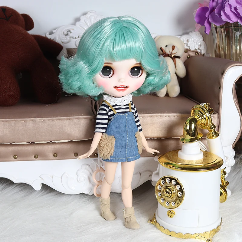 ICY Nude Blyth Кукла № 2 открытый рот с зубами резные губы матовые лица суставы тела сонные глаза 1/6 bjd, licca, jerryberry, pullip