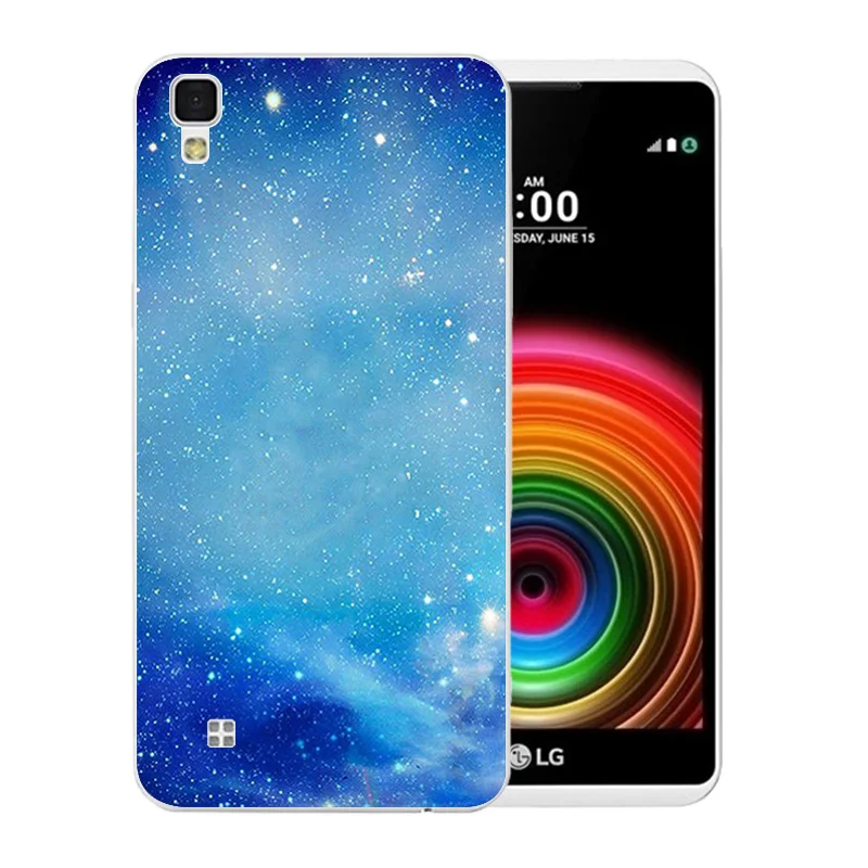 For LG X Power Back Cover Luxury Funda for K220ds K220y Ls755 Coque Starry Sky Pattern Lg Slim Phone Case |
