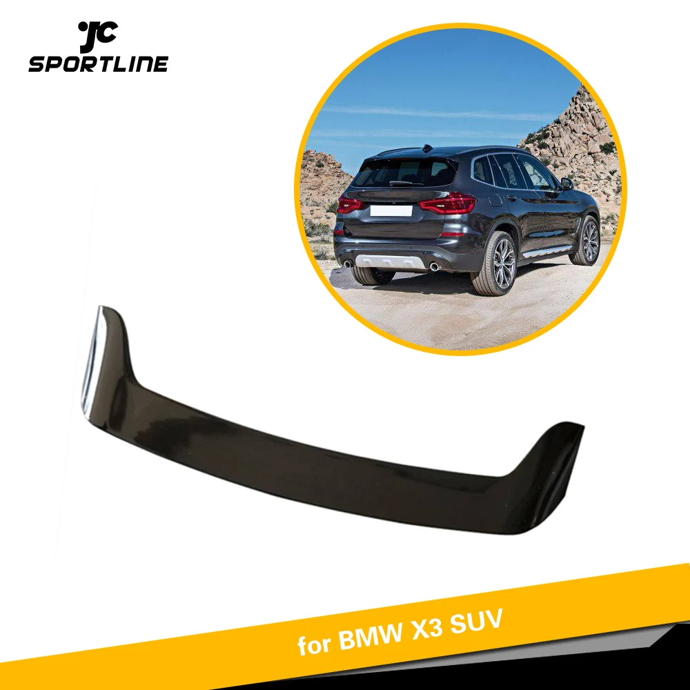 Для BMW X3 G01 не для X3M 2018 2019 АБС глянцевый черный окрашенный задний спойлер на крышу