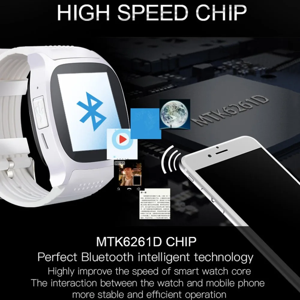 2019 T8 HD 2.0MP камера 1 5 дюймов TFT lcd сенсорный экран Bluetooth спортивные умные часы