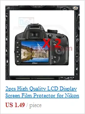 2 шт. Высокое качество ЖК-дисплей экран пленка протектор для Nikon D3100 D3200 D3300 D3400 D3500 DSLR Camear мягкий