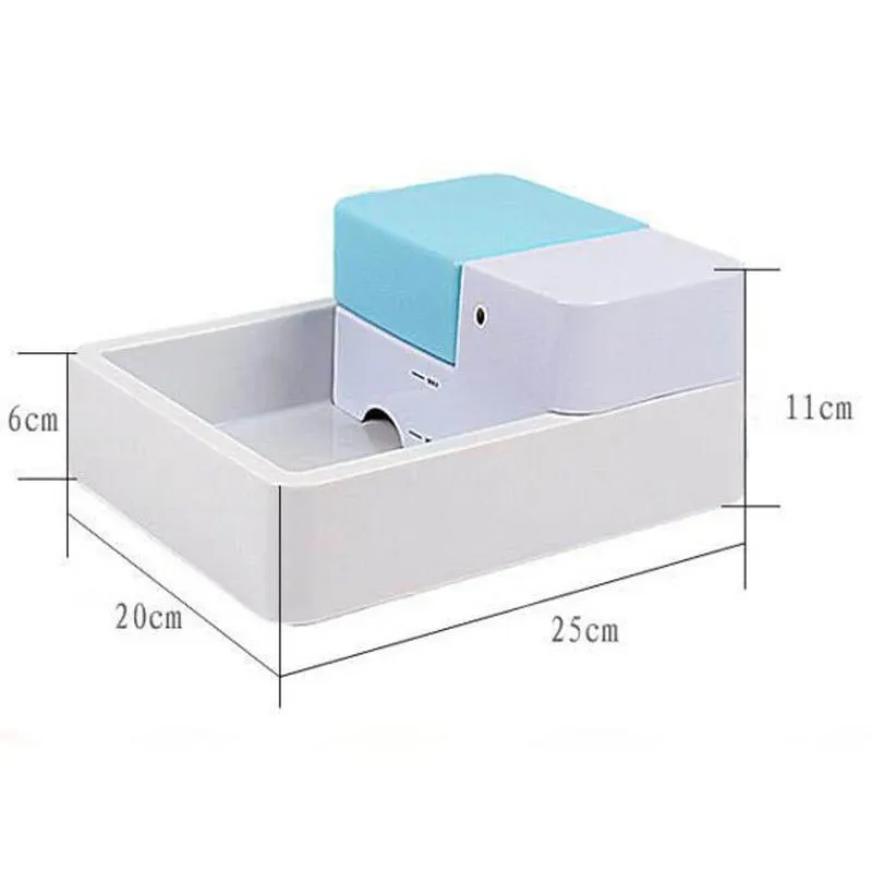 

1.8L LED AUTOMATIC CAT DOG KITTEN WATER DRINKING FOUNTAIN PET BOWL DRINK DISH FILTER PET WATER FOUNTAIN