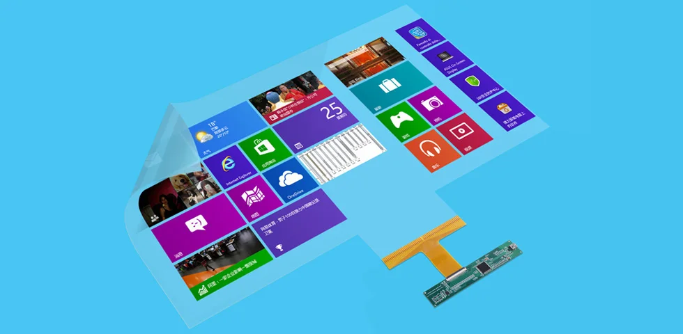 32 дюймовая емкостная Интерактивная мульти нано сенсорная пленка из фольги