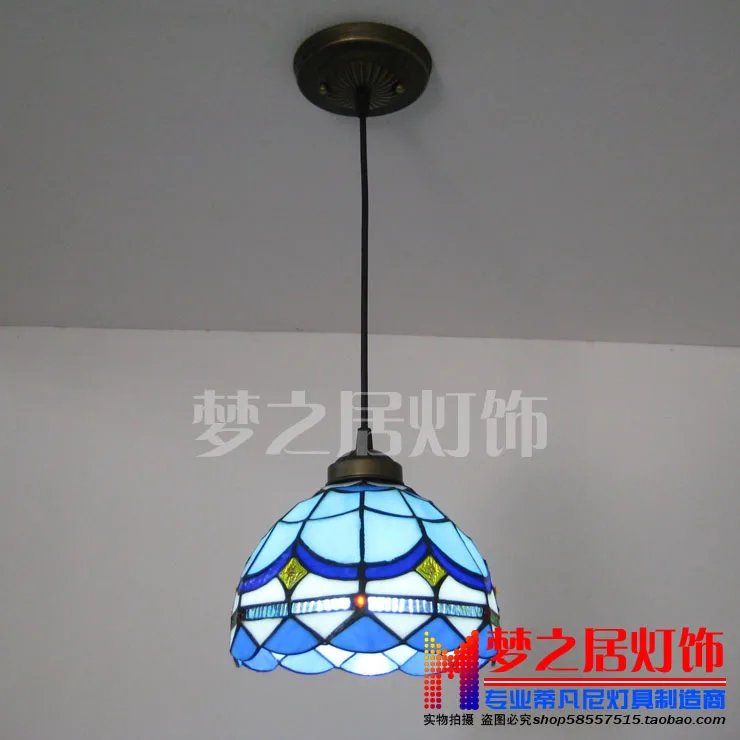 Year-end big promotion Tiffany Lighting / restaurant kitchen den entrance chandelier bar blue to the ocean |