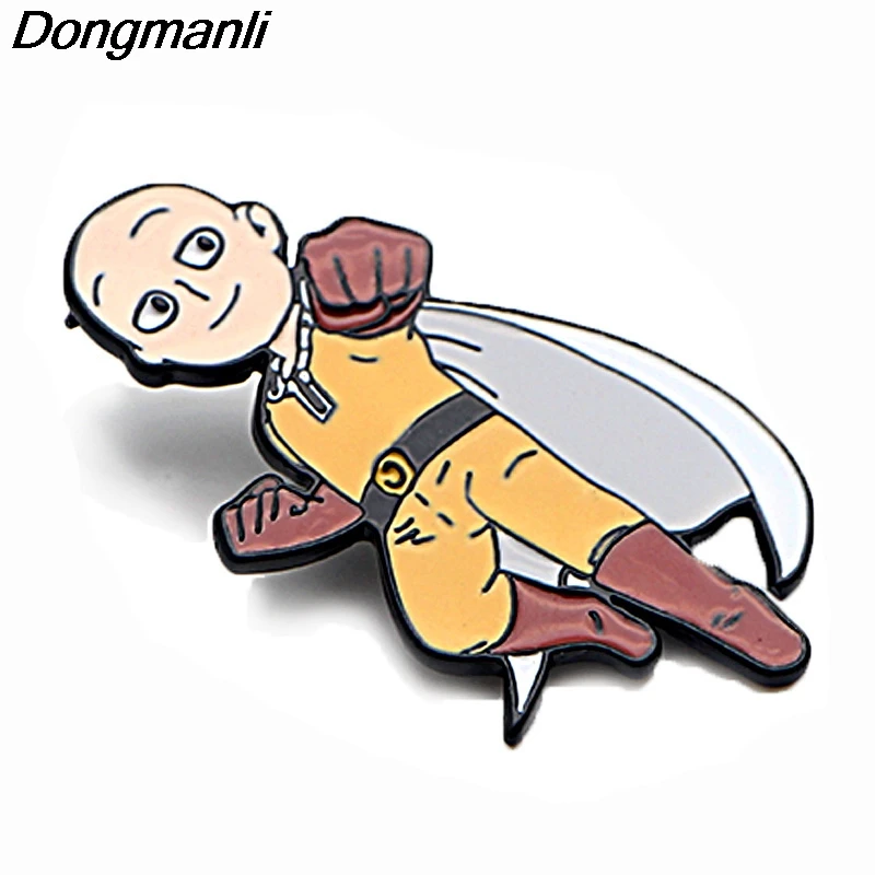 P3786 Dongmanli аниме Сайтама металлические эмалевые броши и искусственные булавки