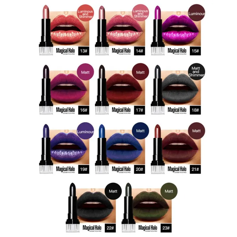 Водостойкая стойкая помада для макияжа макияж в стиле вампира черный виноград