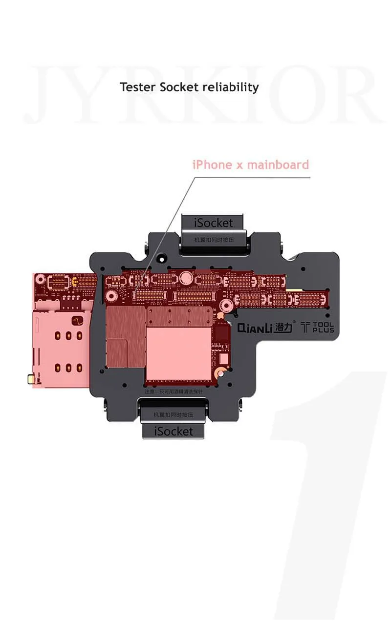 Jyrkior Qianli isoket PCB держатель материнской платы приспособление джиг для iPhone X тестер платы техническое обслуживание приспособление