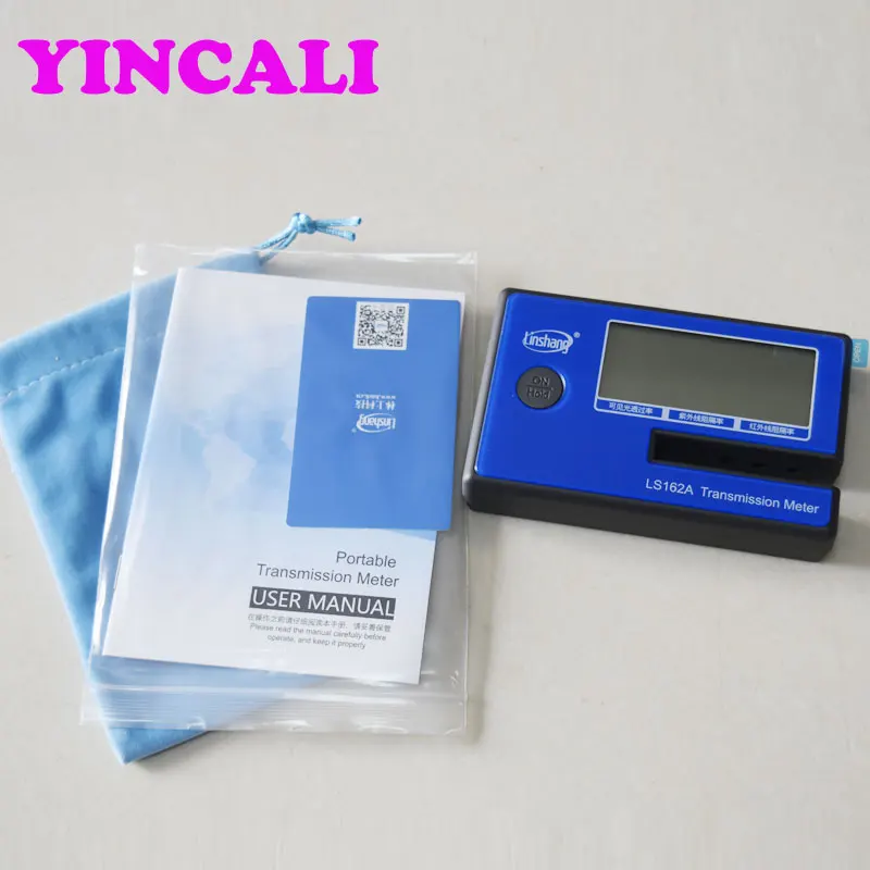 Тонирующий Измеритель для окон LS162A тестер с Тонировкой солнечной пленки VL UV IR