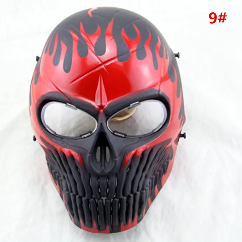 Тактика Пейнтбол Полный маска для лица с анти туман объектив CS игры на открытом