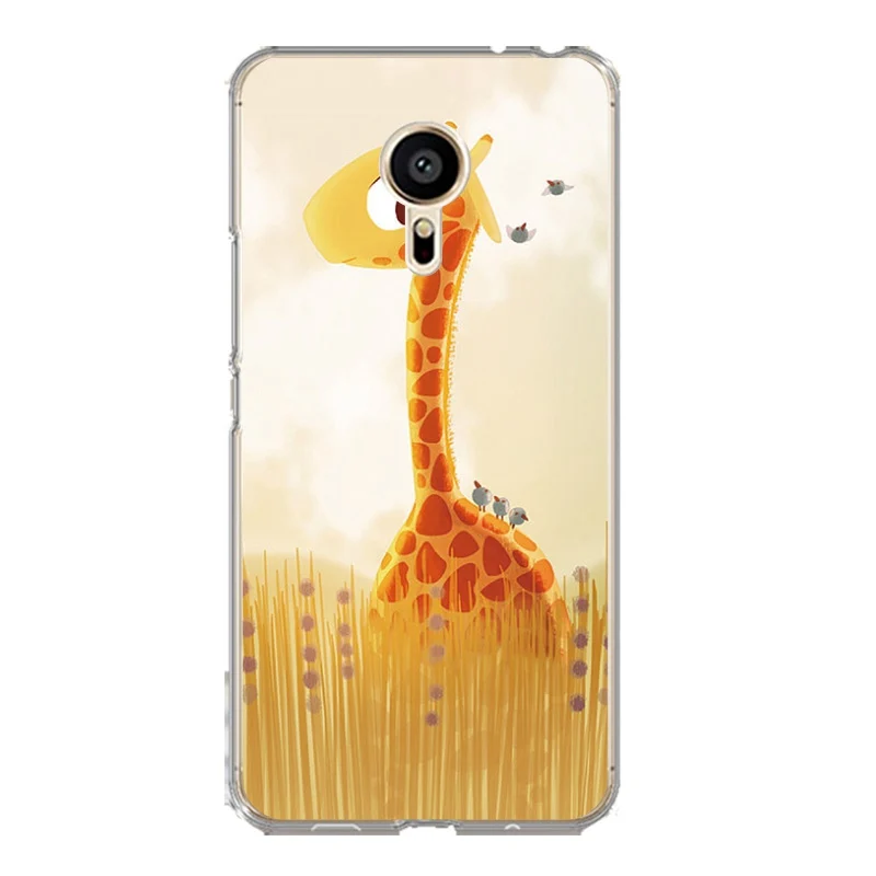Cute Simple Luxury hand flower deer love Soft Clear TPU Phone Case For meilan MX6 pro6 U20 U10 A5 M5 M5S E E2 Free Shipping | Мобильные