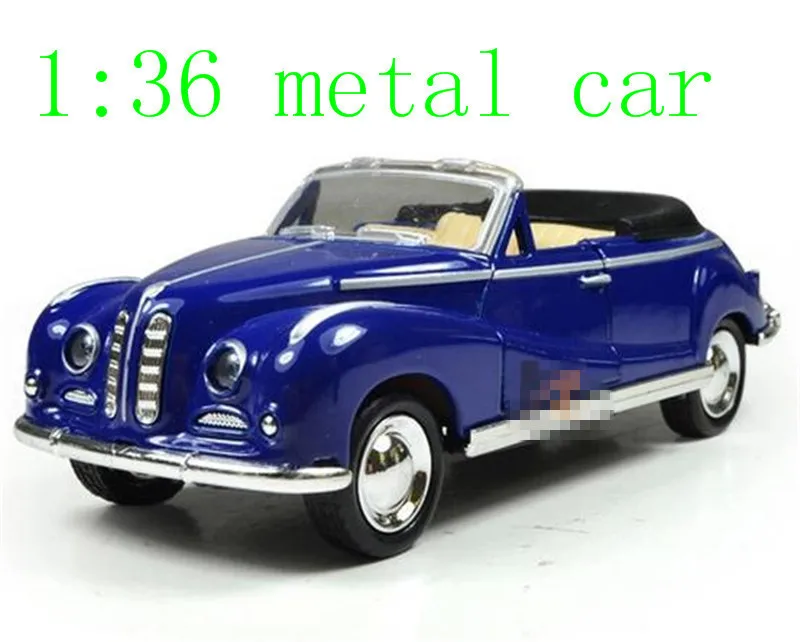 

The new alloy car models classic children's toy car pull back Antique Cars classic car static