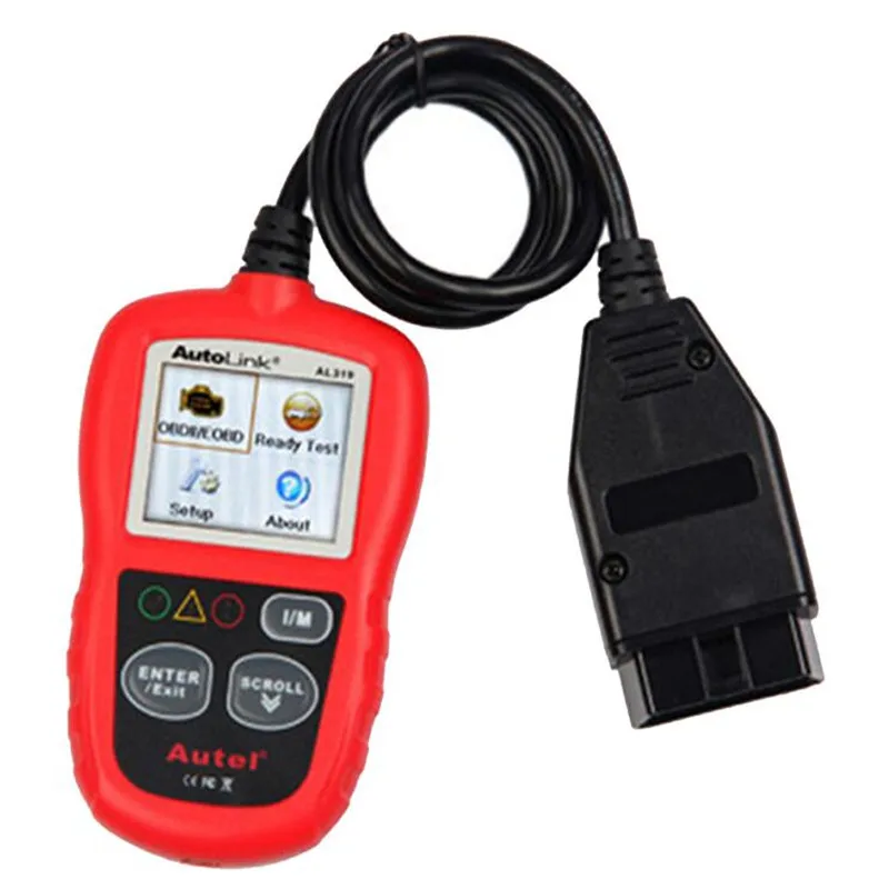 Autel Автоссылка AL319 автоматический диагностический инструмент DIY считыватель