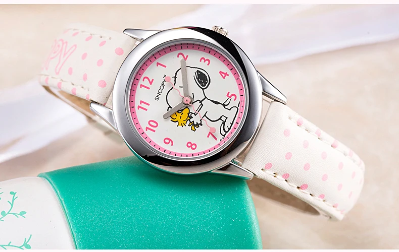 Snoopy часы женские часы креативные детские часы relogio feminino милые кварцевые наручные часы Брендовые Часы