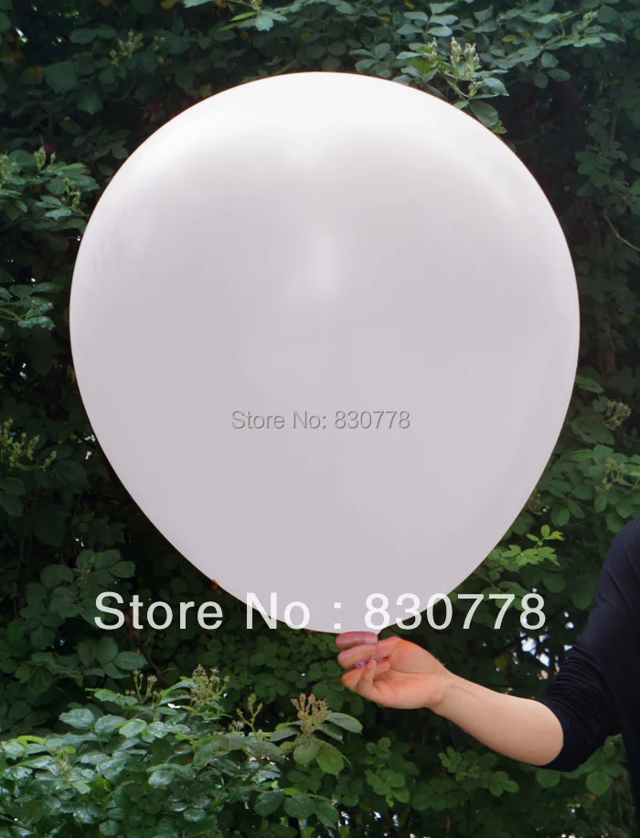 

free shipping hot sale balloon white36-inch large round balloon