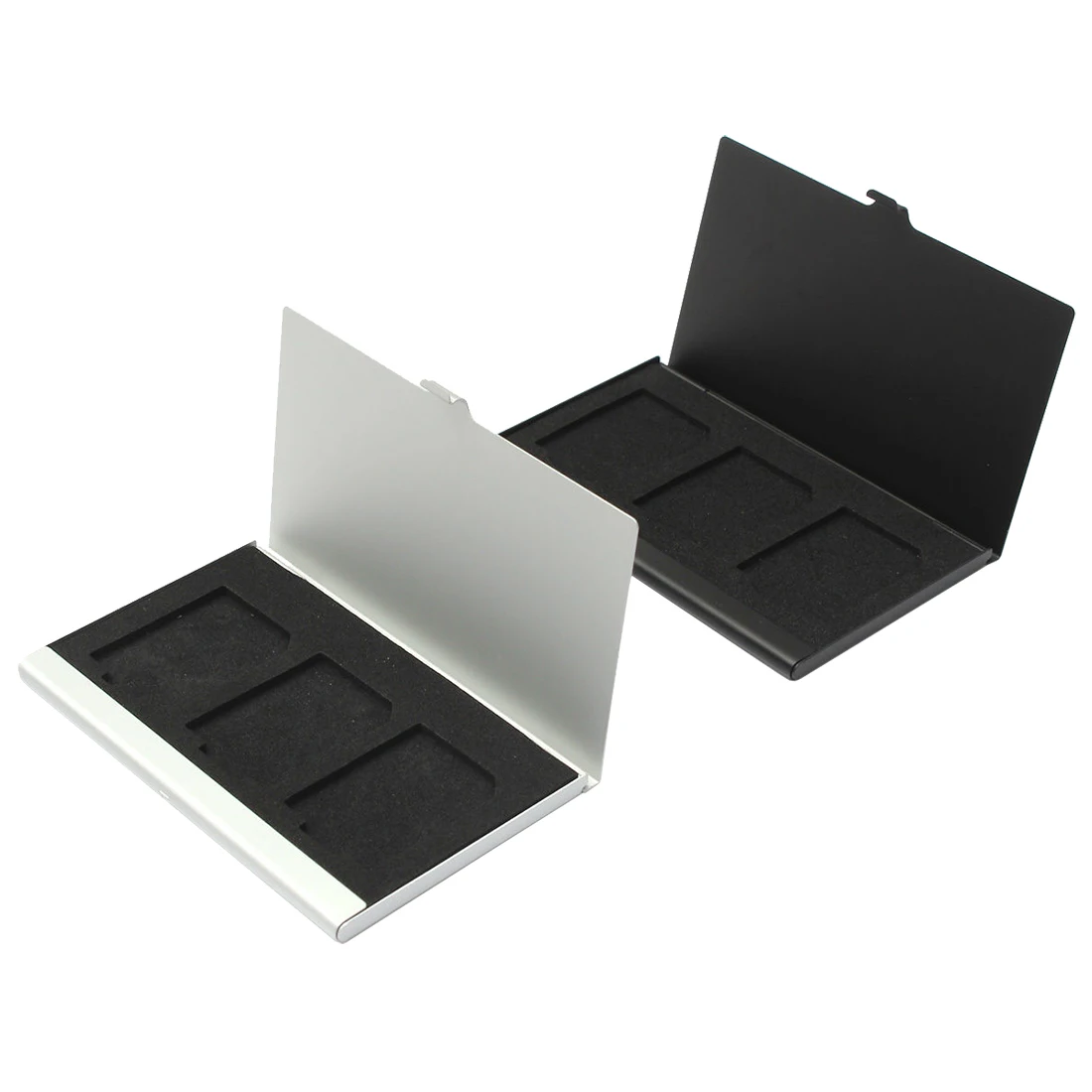 Чехол из алюминиевого сплава для карт памяти держатели 3 SD карт|memory card case|memory case