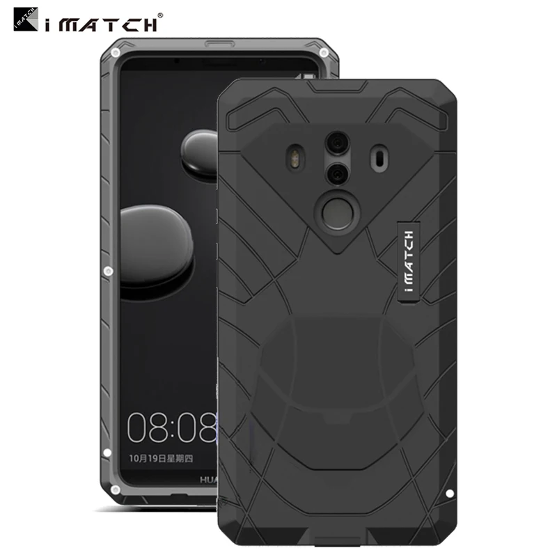 Для Huawei Mate 10 Pro Чехол Алюминий металл + силиконовый чехол для Coque|case for huawei|case forsilicone