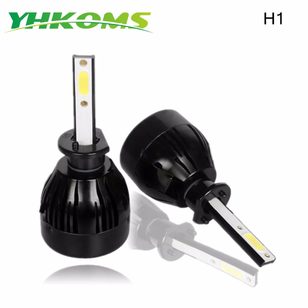 Автомобильная светодиодная лампа YHKOMS H1 6000 К 448 лм 80 Вт|h1 light bulb|low beamsuper white |