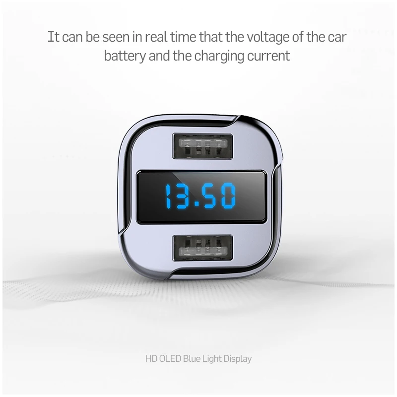 Двойной Переходник USB для зарядки в машине встроенный Автомобильный gps трекер