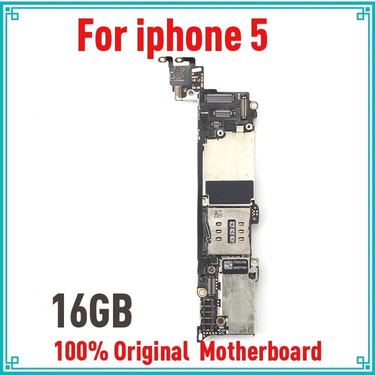 100% оригинальная разблокированная материнская плата для iphone 5 5G с системой IOS 16 ГБ
