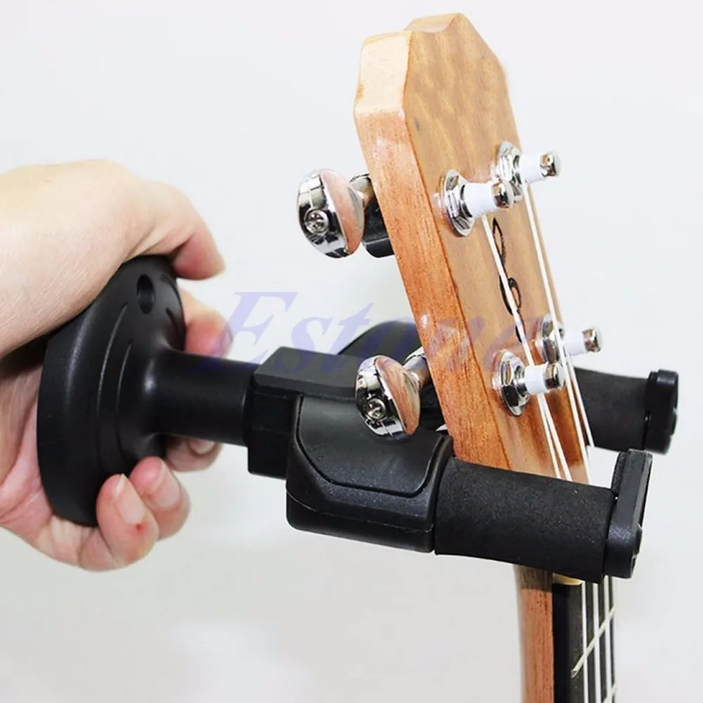 2015 Newest Electric Guitar Wall Hanger Mount Holder Stand Rack Hook Display For All Size BK | Спорт и развлечения
